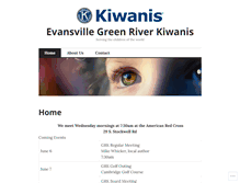 Tablet Screenshot of greenriverkiwanis.org
